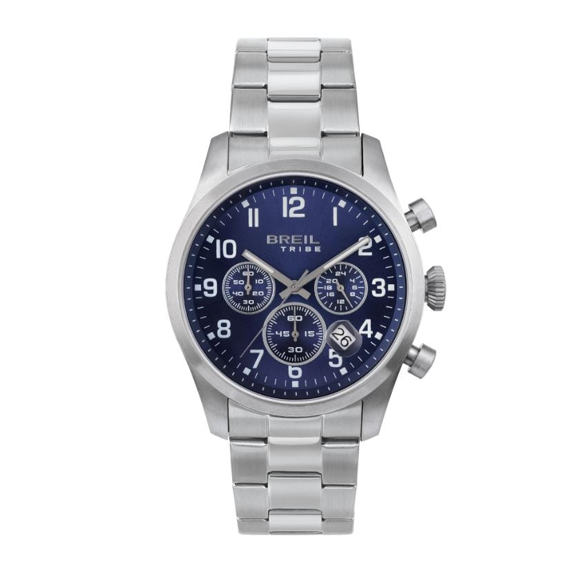 BREIL EW0661 Analoguhr Armbanduhr 42 mm Silber
