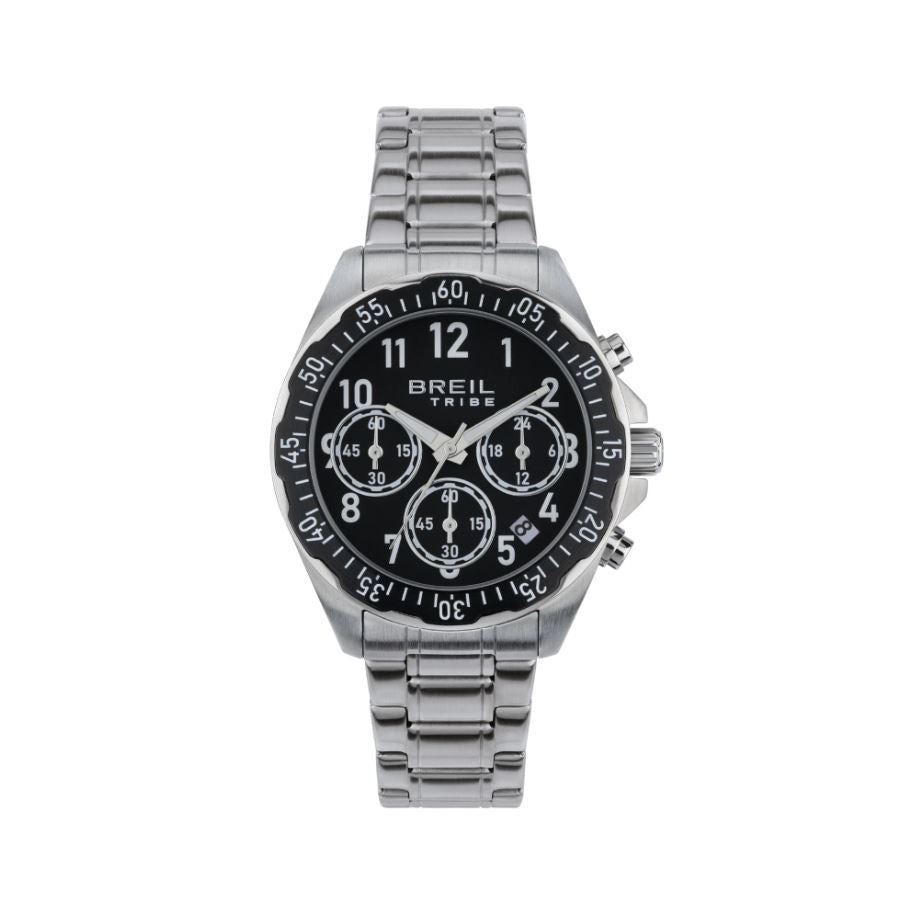 BREIL EW0718 Chronograph Armbanduhr 37 mm Silber