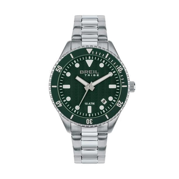 BREIL EW0741 Analoguhr Armbanduhr 39 mm Silber