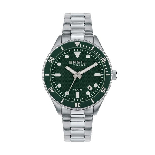 BREIL EW0741 Analoguhr Armbanduhr 39 mm Silber