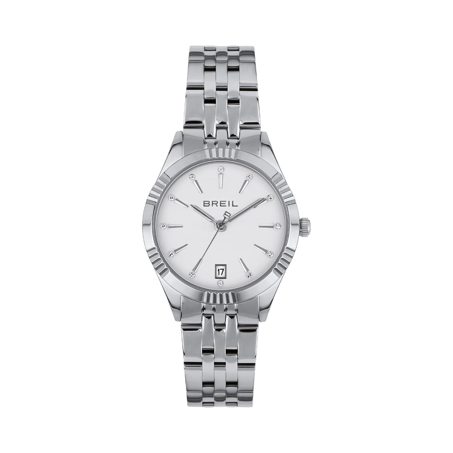 BREIL TW1993 Calendar - Armbanduhr 32 mm Silber