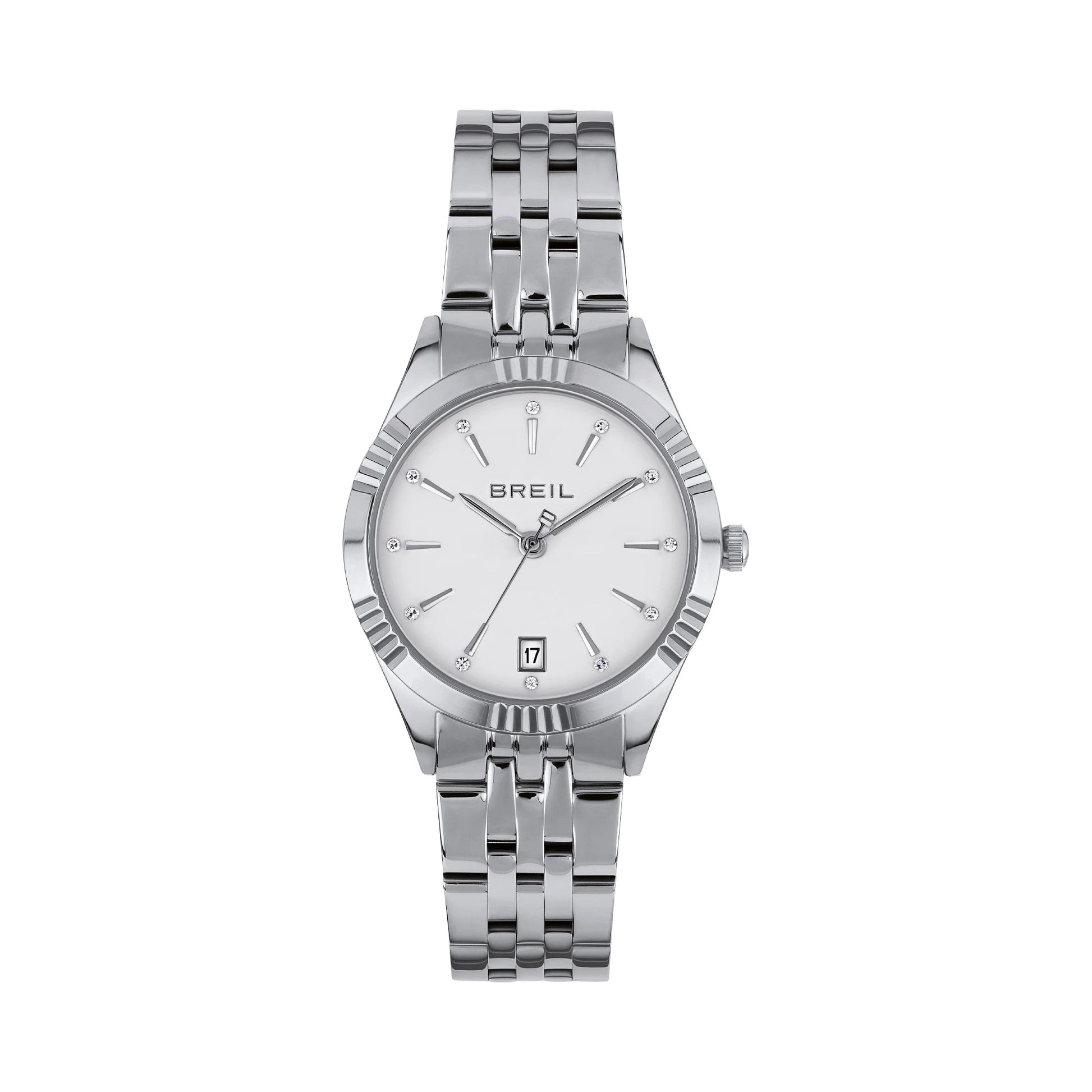 BREIL TW1993 Calendar - Armbanduhr 32 mm Silber