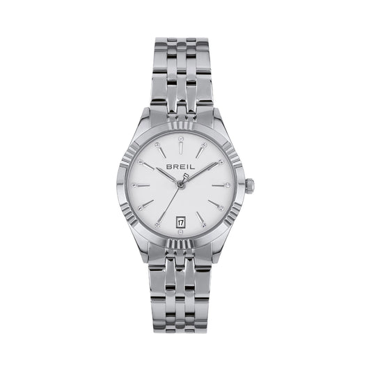 BREIL TW1993 Calendar - Armbanduhr 32 mm Silber