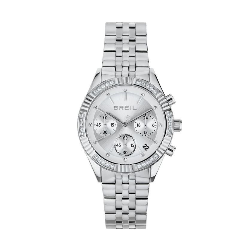 BREIL TW2017 Analoguhr Armbanduhr 36 mm Silber