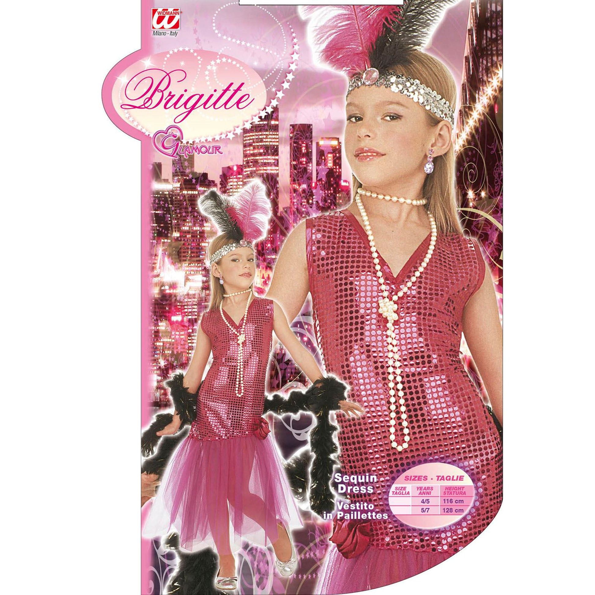 "BRIGITTE" (Paillettenkleid) – Detailansicht