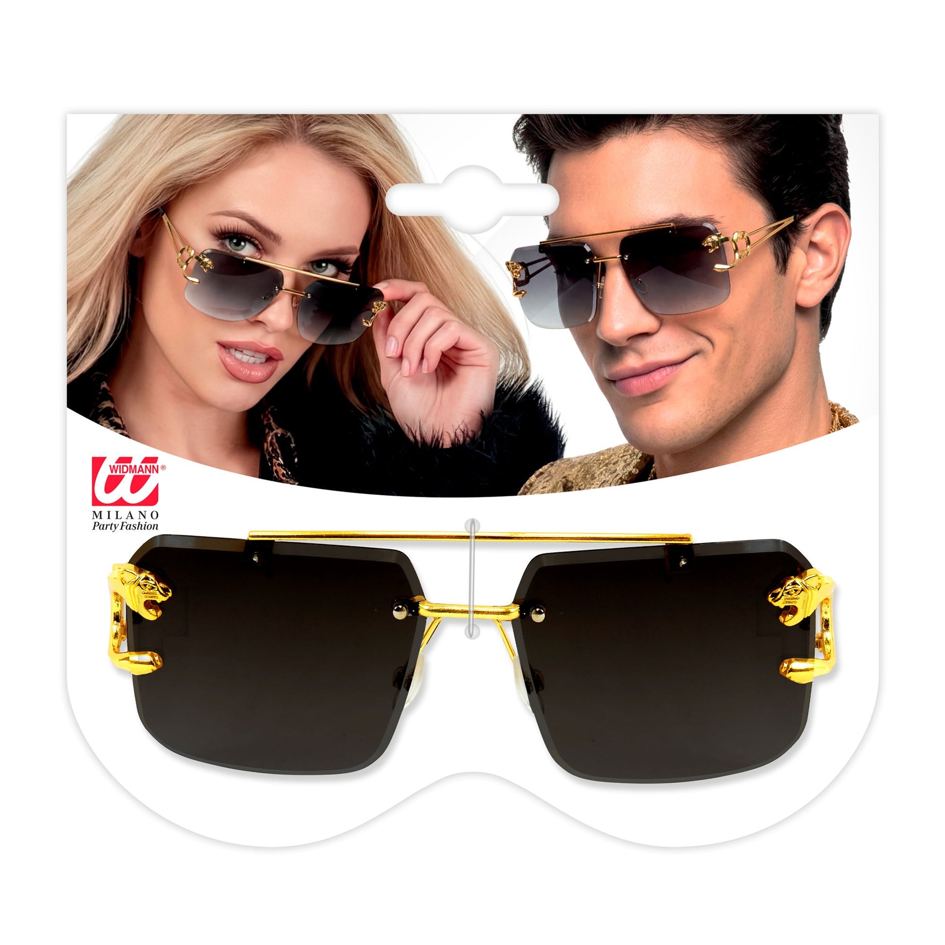"BRILLE ANIMALIER GOLDEN MIT GETÖNTEN GLÄSERN" – Detailansicht