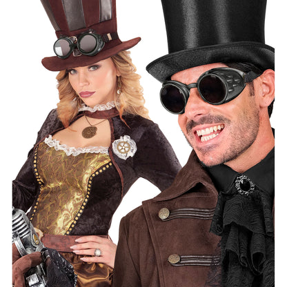 Widmann Brille mit wechselbaren Gläsern Fasnacht Kostüm – Rückansicht