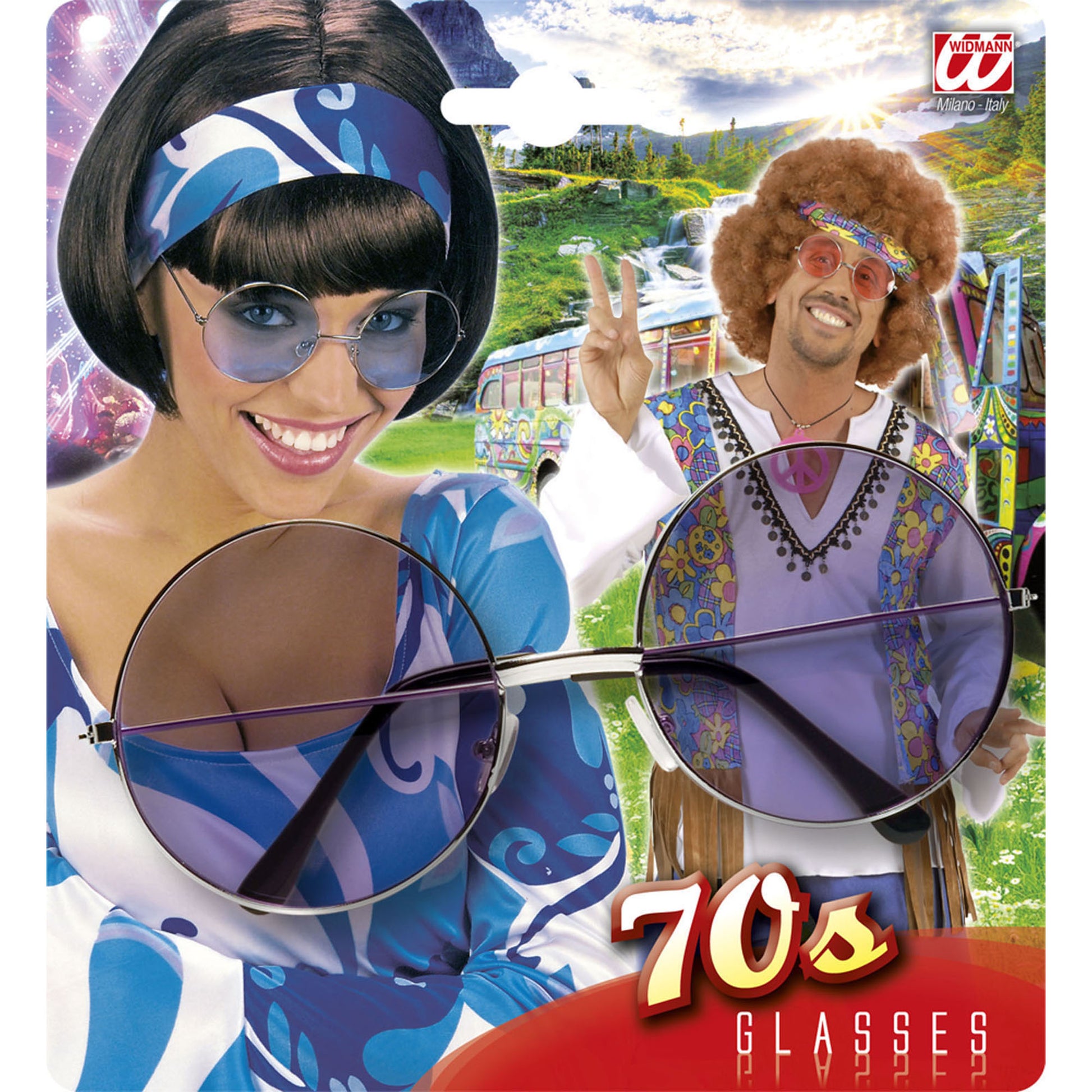 "BRILLE HIPPIE XL" 6 Farben sortiert – Detailansicht