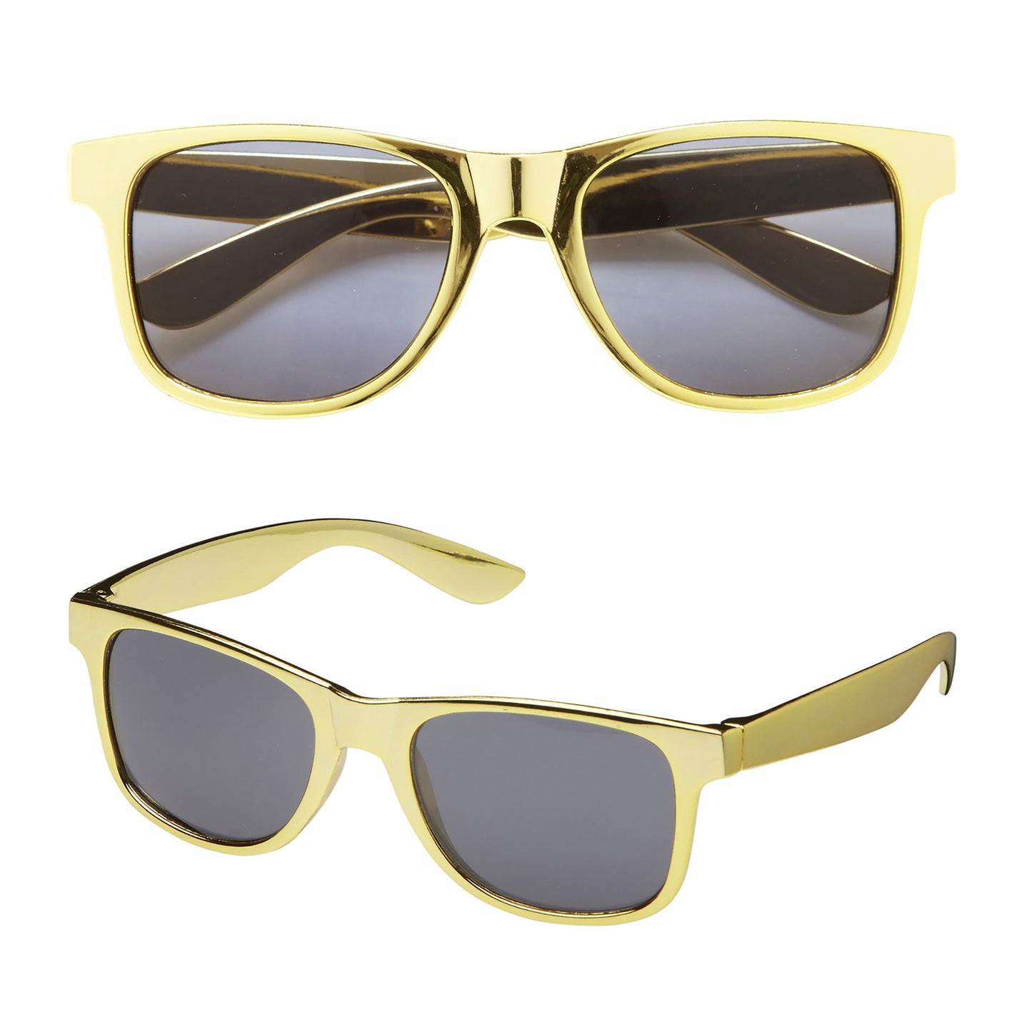 "BRILLE IN GOLDMETALLIC" – Vorderansicht