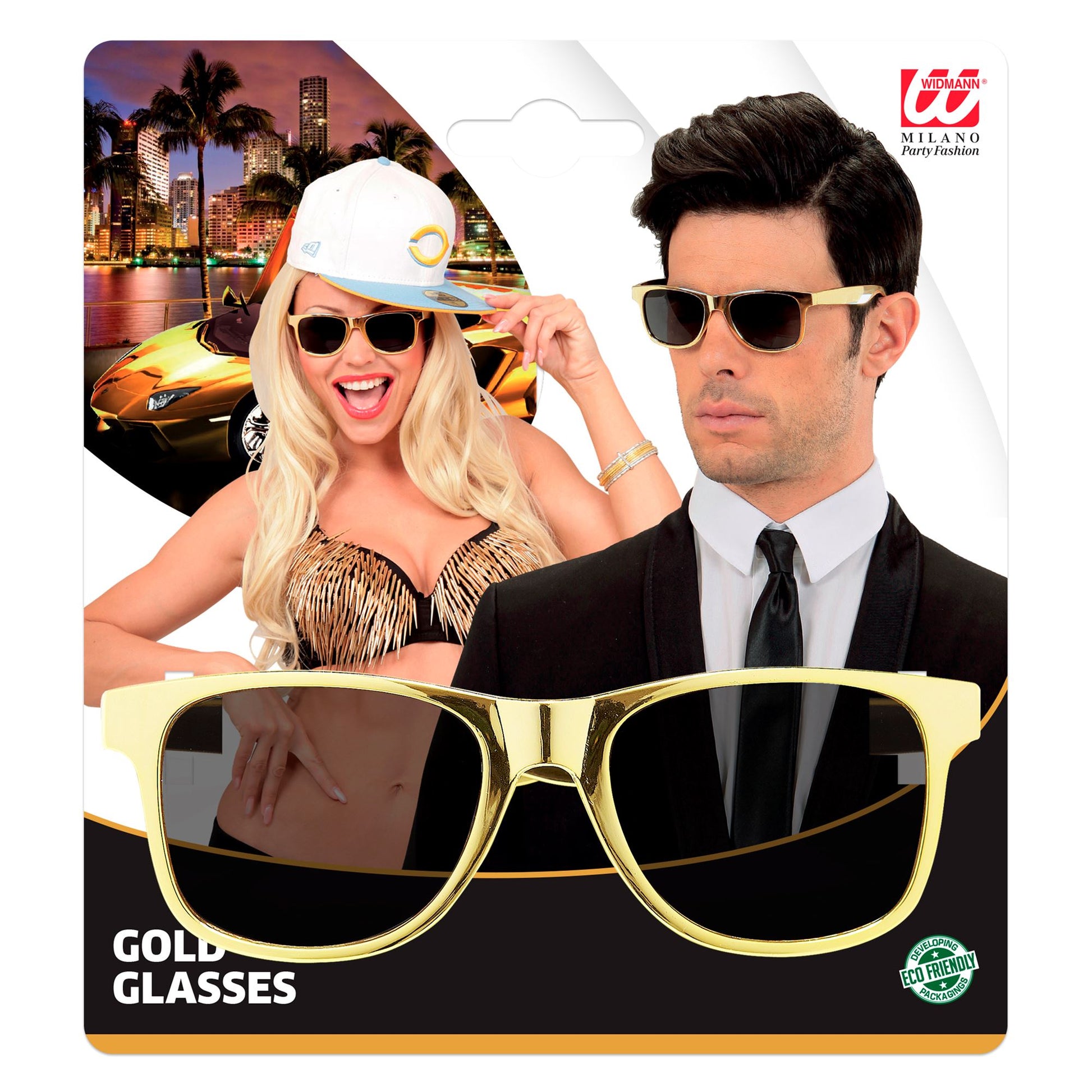 "BRILLE IN GOLDMETALLIC" – Detailansicht