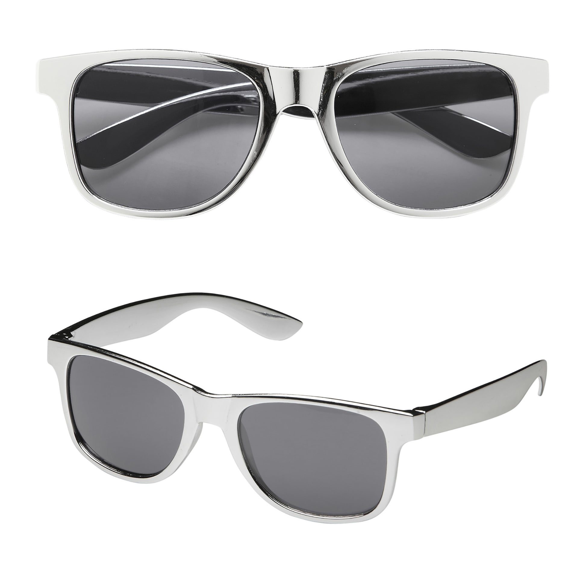 "BRILLE IN SILBERMETALLIC" – Vorderansicht
