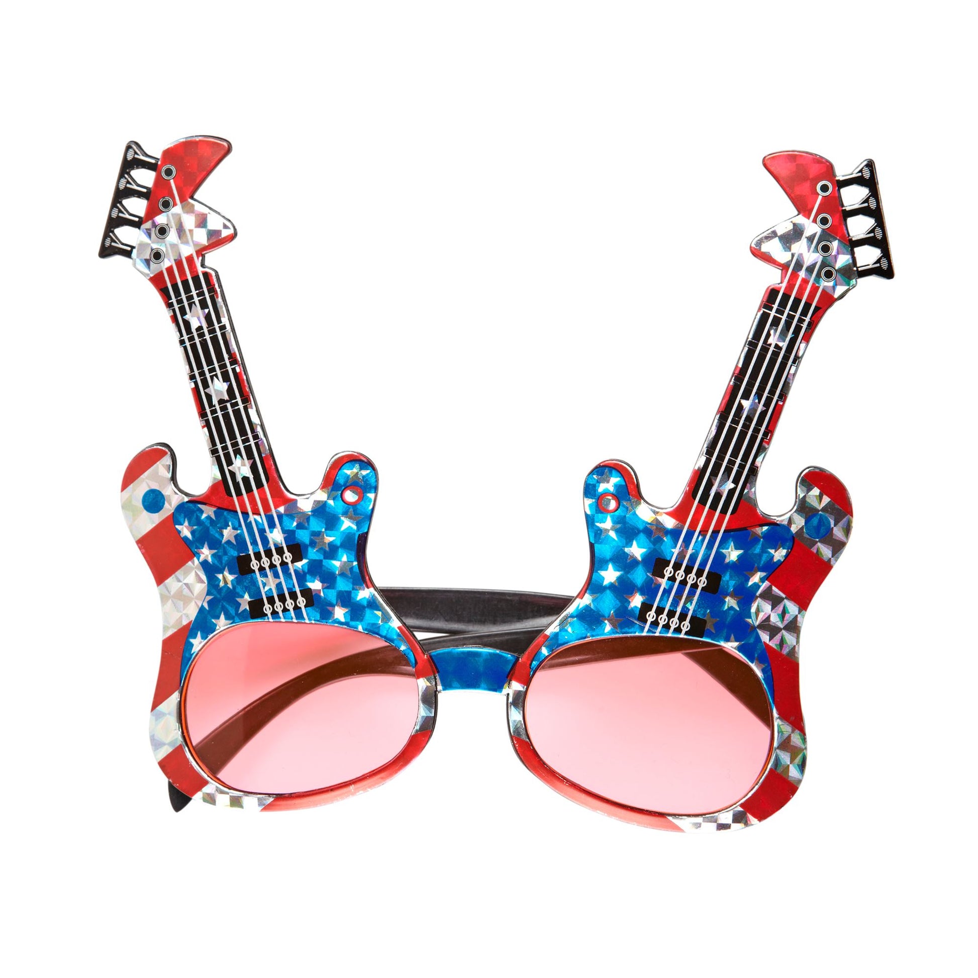 "BRILLE MIT GITARREN" – Vorderansicht