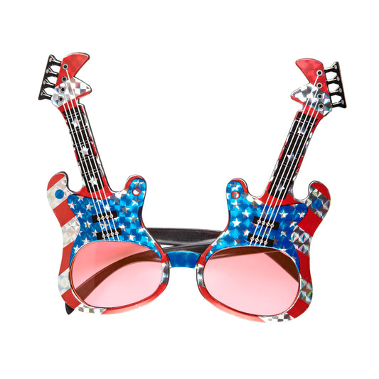"BRILLE MIT GITARREN" – Vorderansicht
