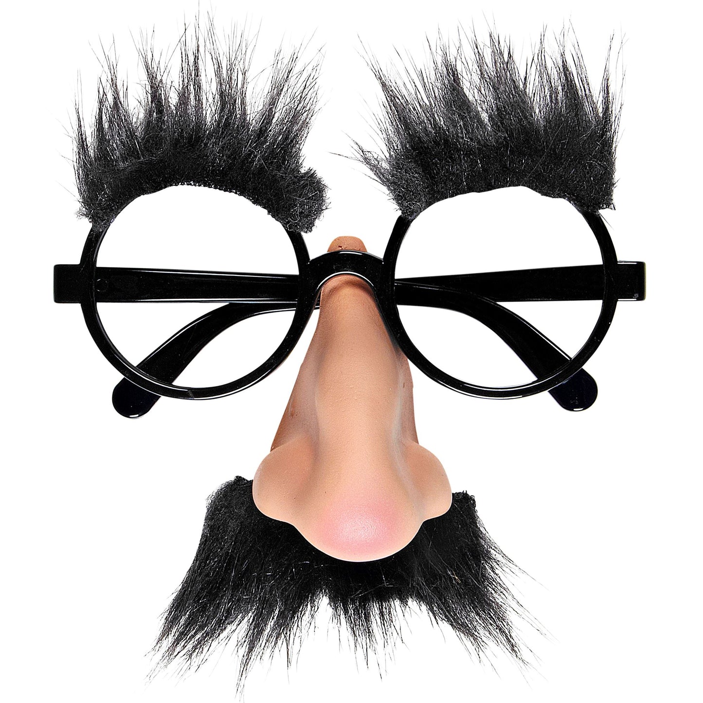 "BRILLE MIT NASE, SCHNURRBART UND AUGENBRAUE" – Vorderansicht