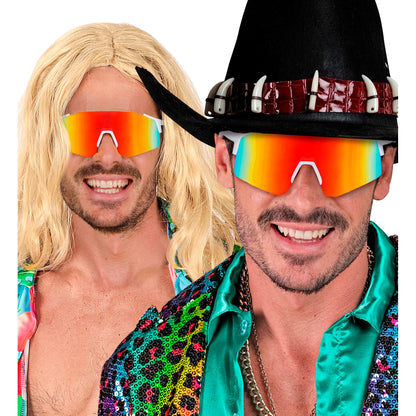 "BRILLE MIT VERSPIEGELTEM REGENBOGEN GLAS" – Ansicht 4