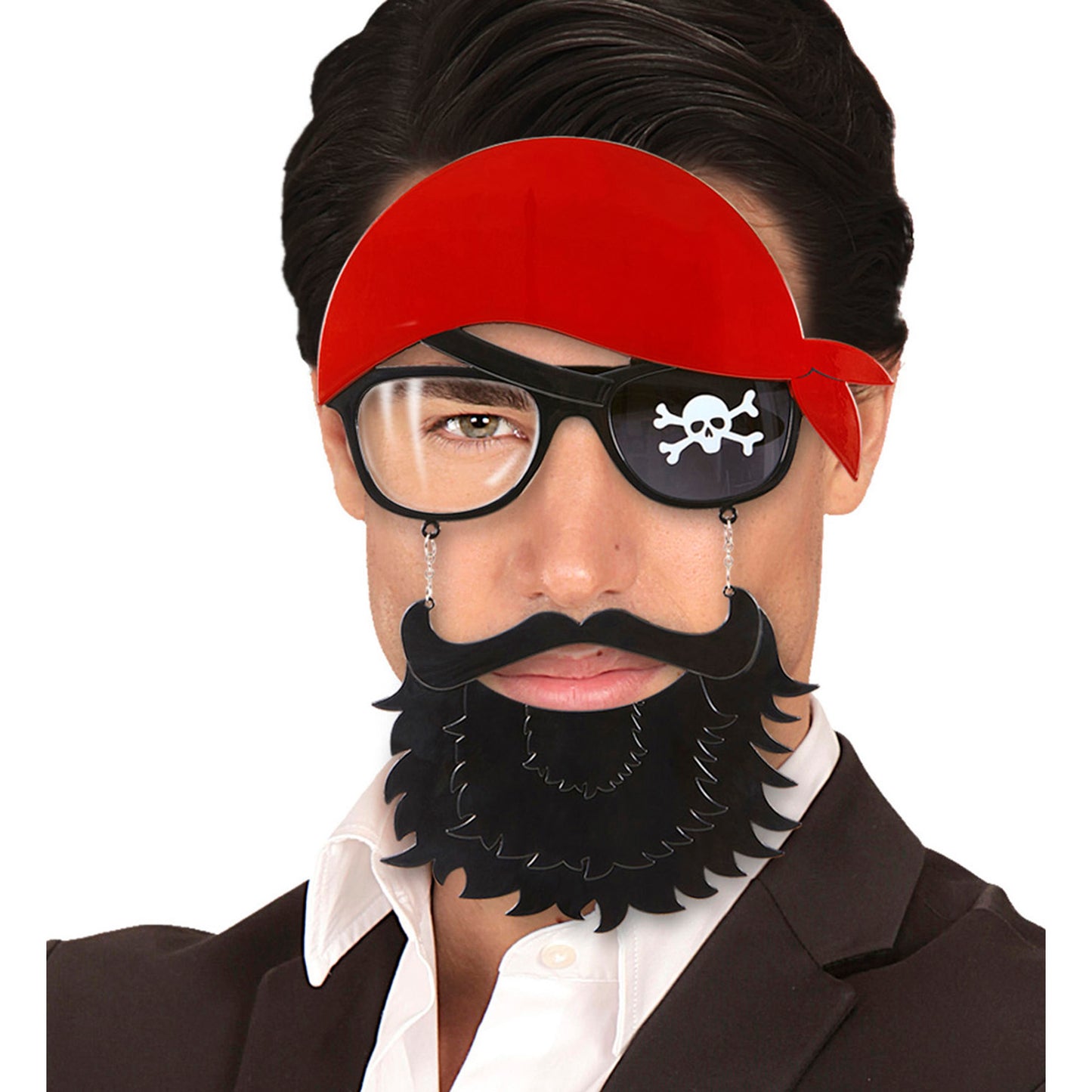 "BRILLE PIRAT MIT BART" – Ansicht 4