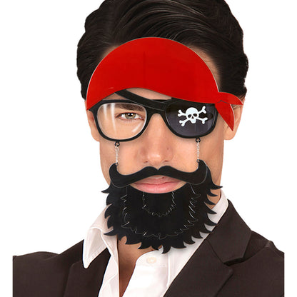 "BRILLE PIRAT MIT BART" – Ansicht 4
