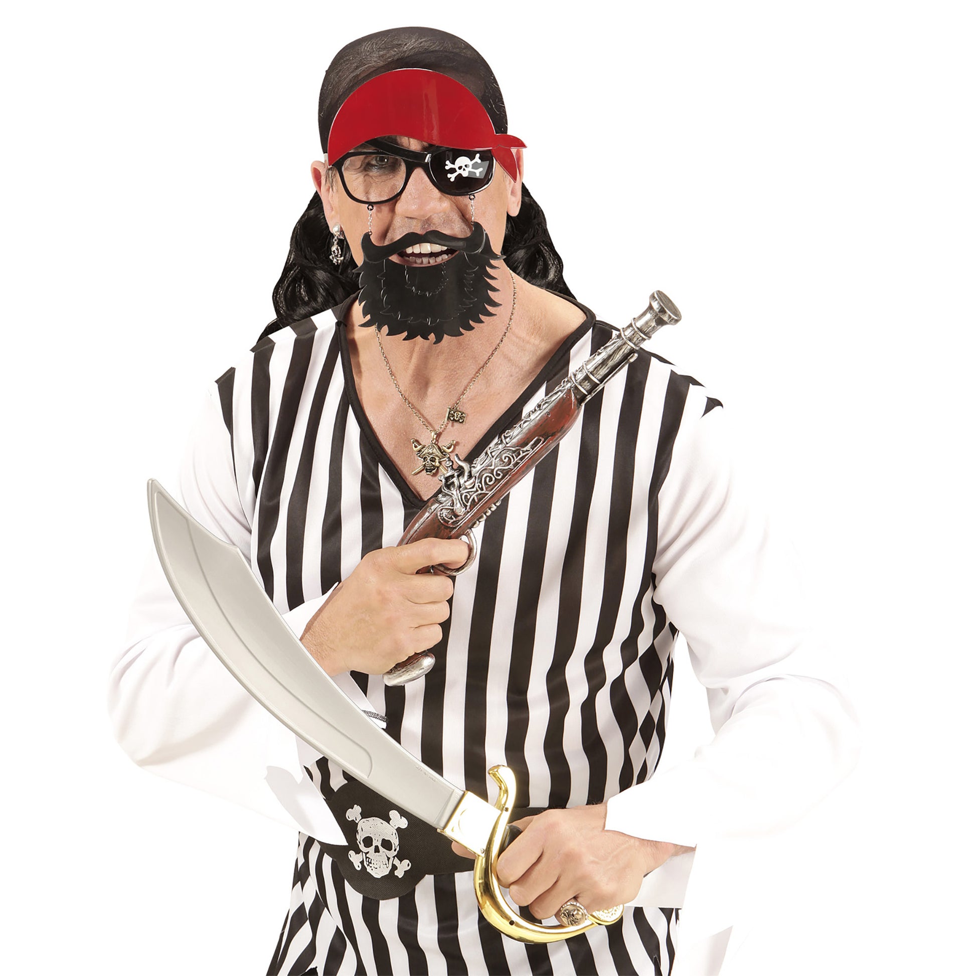 "BRILLE PIRAT MIT BART" – Ansicht 5