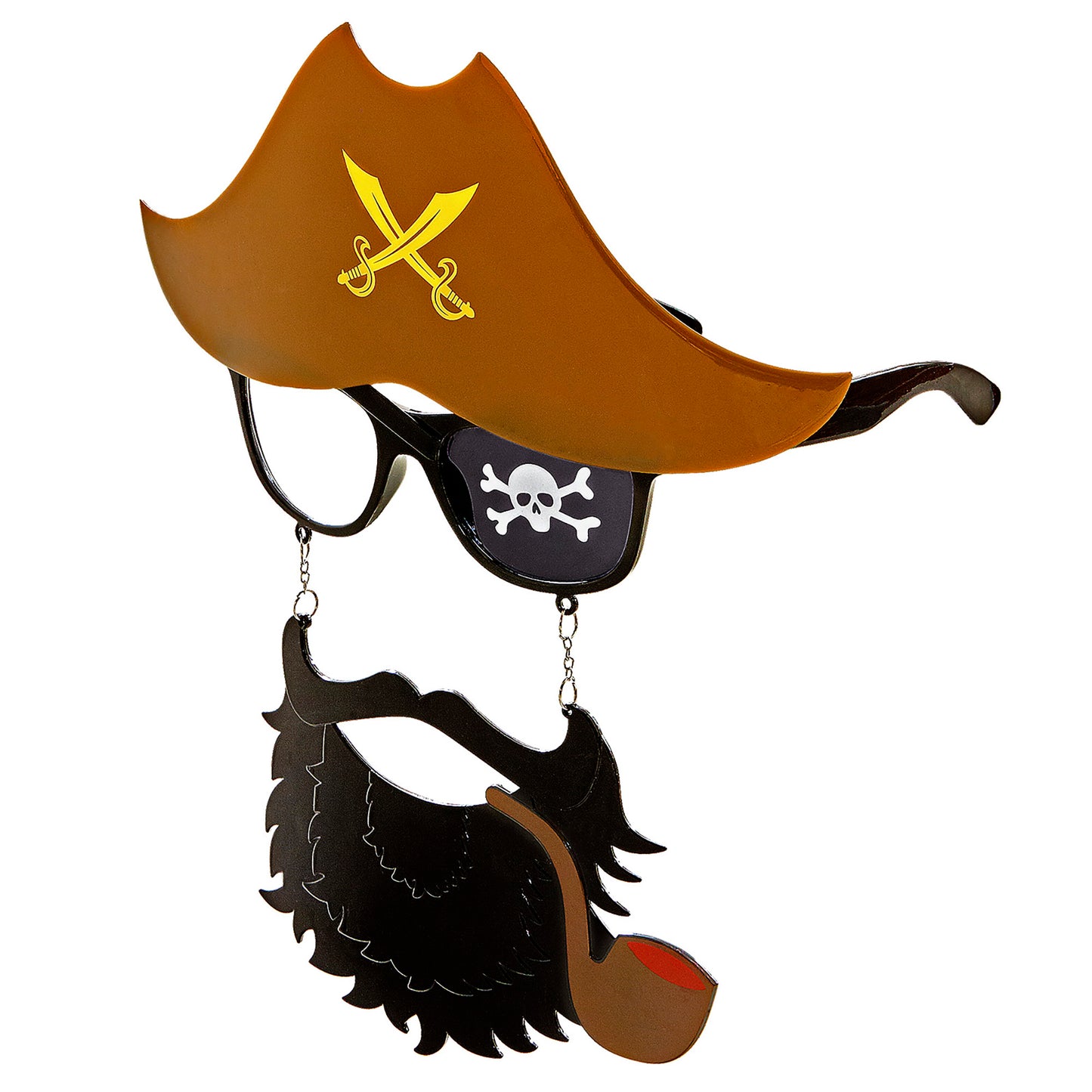 "BRILLE PIRATENKAPITÄN MIT BART" – Ansicht 3