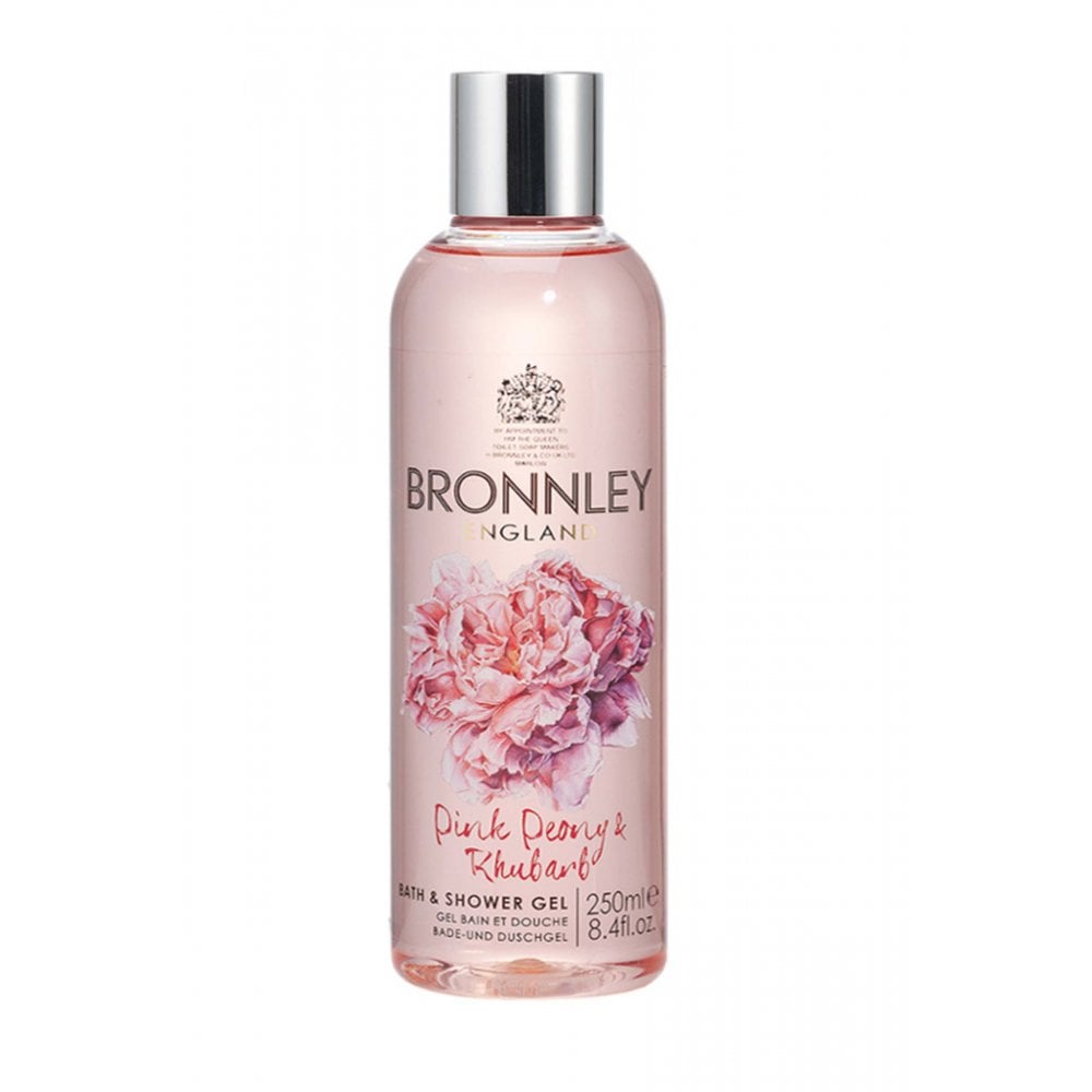 Bronnley, Pink Peony & Rhubarb, Reinigung, Duschgel, Für alle Hauttypen, 250 ml