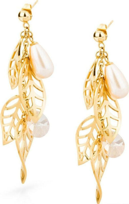 BROSWAY JEWELS Mod. LEAVES ***SPECIAL PRICE*** BLS22 Schmuck Gold Edelstahl