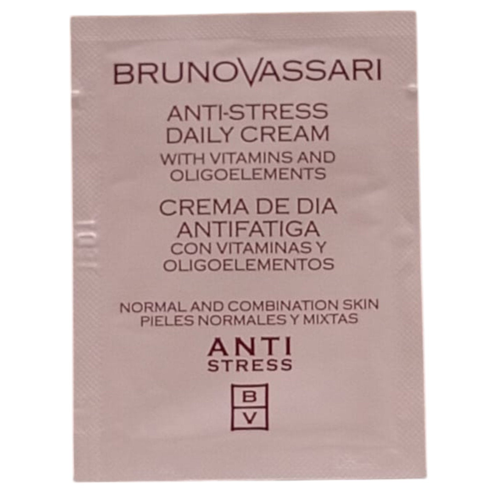 Bruno Vassari Bruno Vassari, Anti Stress, Ermüdungsfrei, Täglich, Sahne, Für das Gesicht, 3 ml *Muster Sample