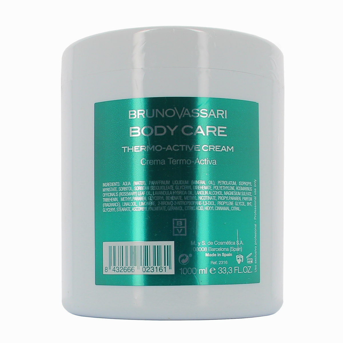 Bruno Vassari, Body Care, Ätherische Öle, Beruhigend & Tonisierend, Körpercreme, 1000 ml