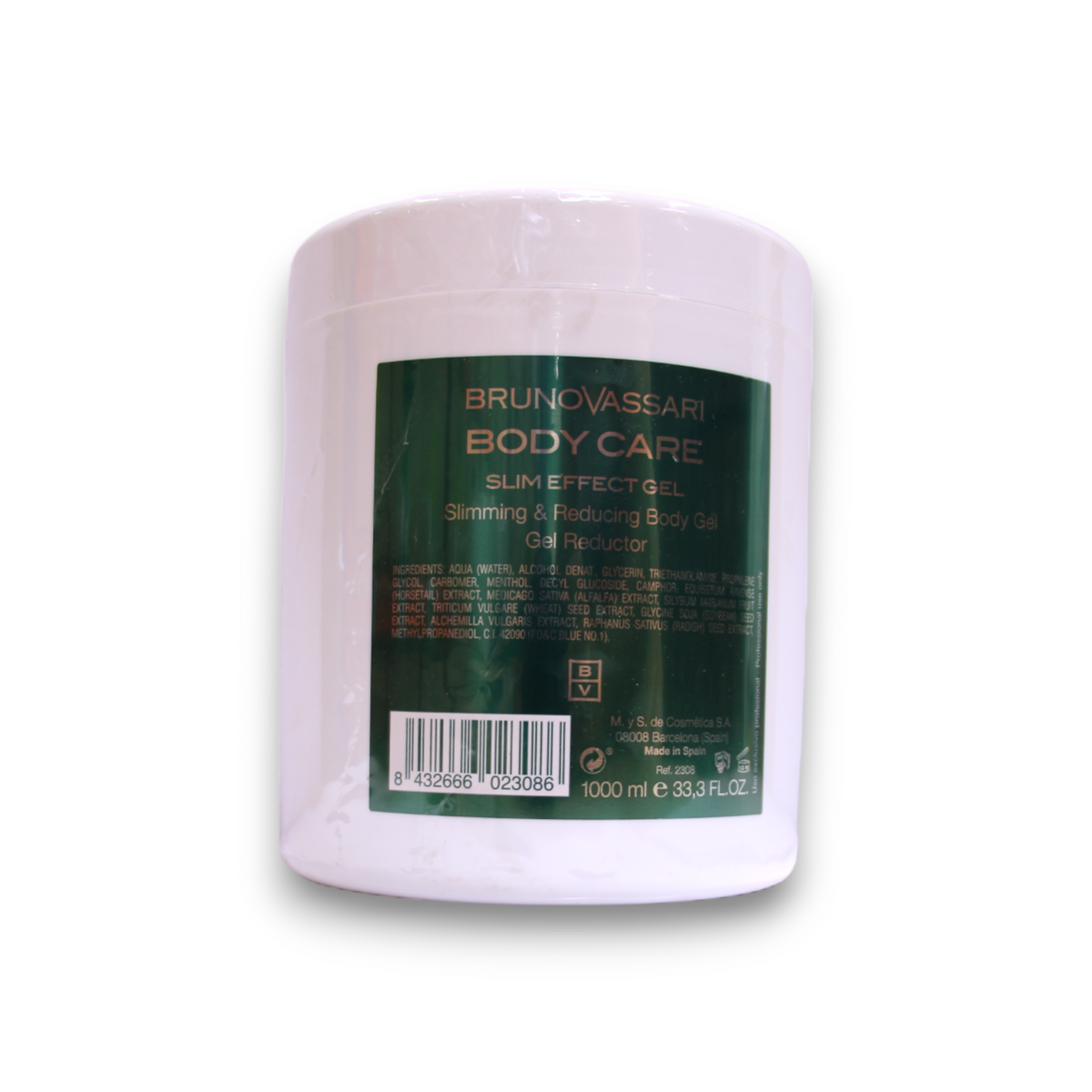 Bruno Vassari, Body Care, Menthol, Abnehmen, Körpergel, 1000 ml