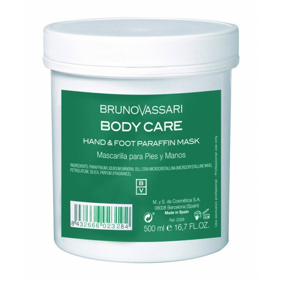 Bruno Vassari, Body Care, Paraffin, Hydratisierend, Körpergelmaske, Für Hände & Füße, 500 ml