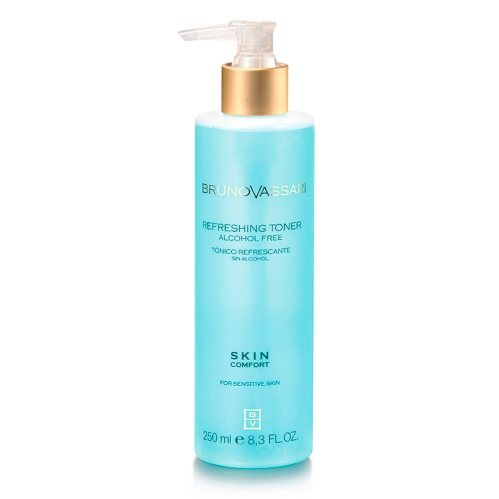 Bruno Vassari, Skin Comfort, Parfümfrei, Erfrischend, Reinigungstonikum, 250 ml