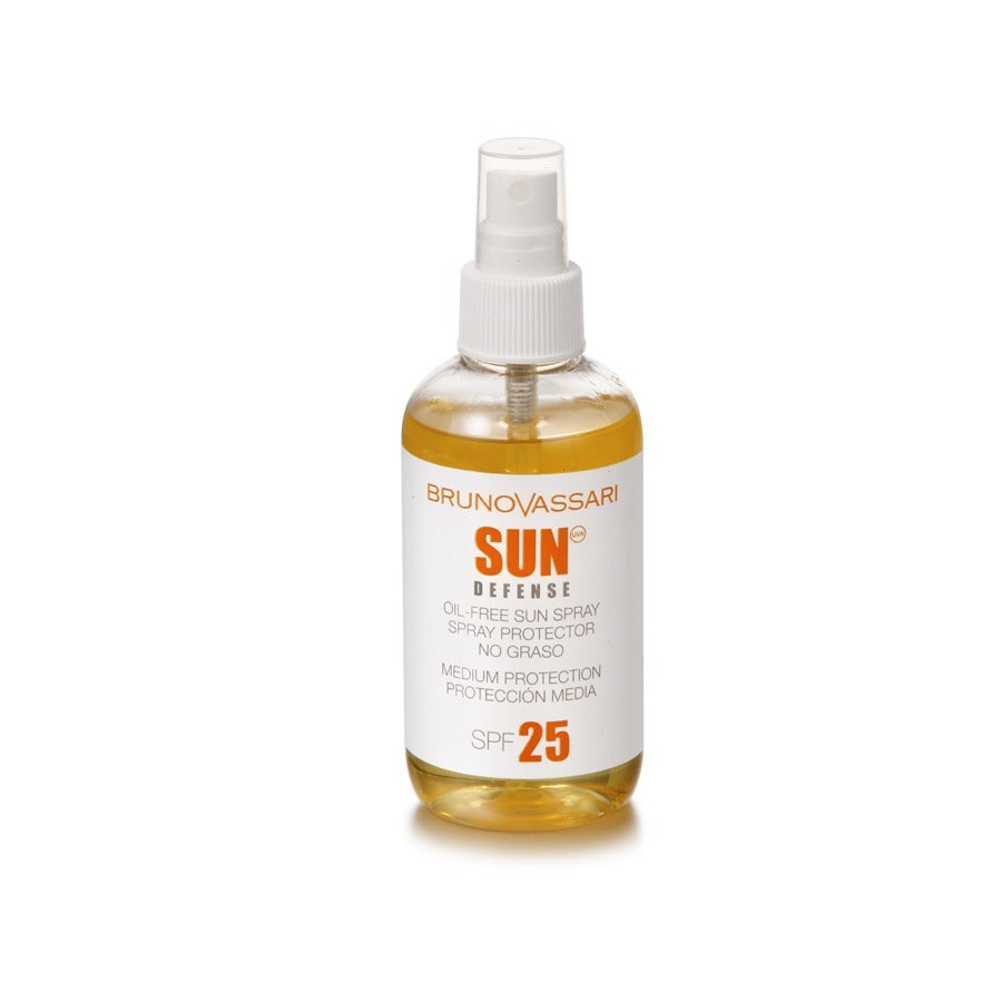 Bruno Vassari, Sun Defense, Sonnenschutz, Körperspray, Über den ganzen Körper, SPF 25, 200 ml