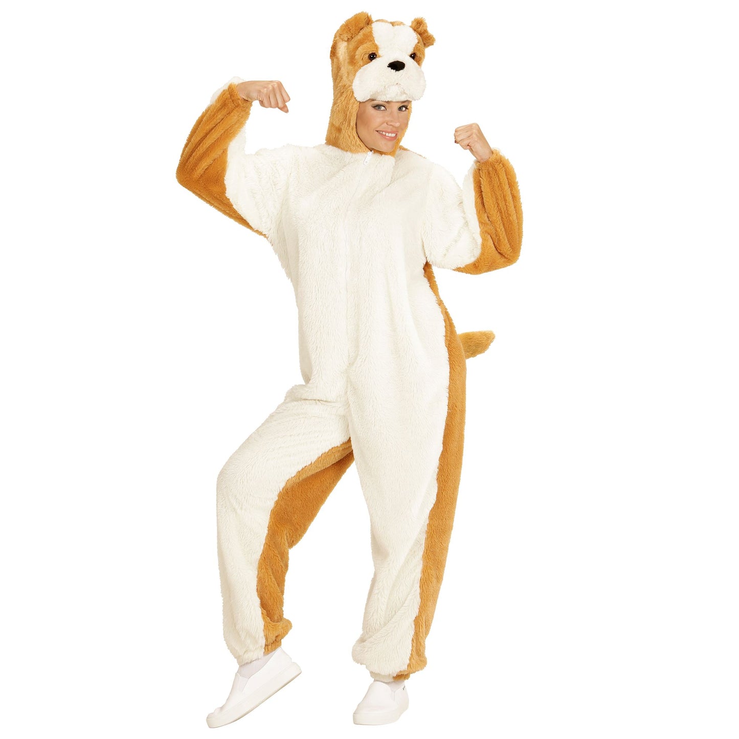 "BULLDOGGE SOFT PLÜSCHKOSTÜM" (Overall mit Kapuze) – Ansicht 3