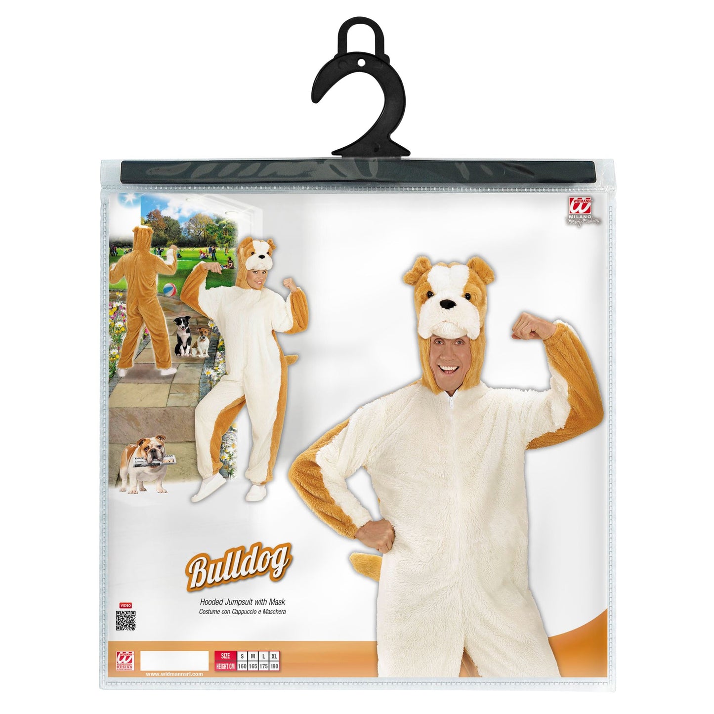 "BULLDOGGE SOFT PLÜSCHKOSTÜM" (Overall mit Kapuze) – Ansicht 5