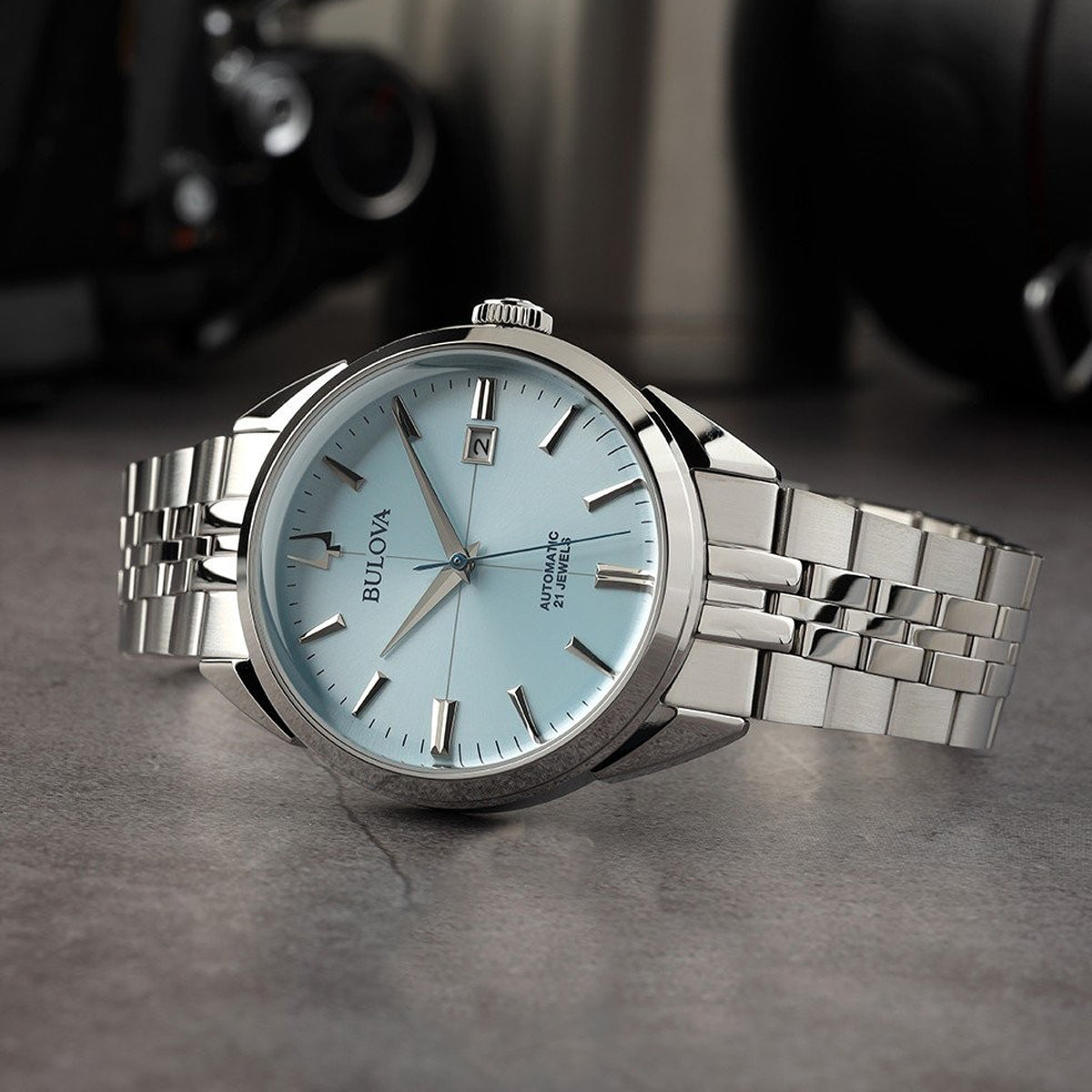 BULOVA 96B423 Analoguhr Armbanduhr 46 mm ansicht-3