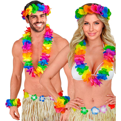 "BUNTES HAWAII-SET" (Halskette, Sitrnband, Armband) – Ansicht 3