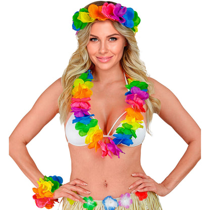 "BUNTES HAWAII-SET" (Halskette, Sitrnband, Armband) – Ansicht 4