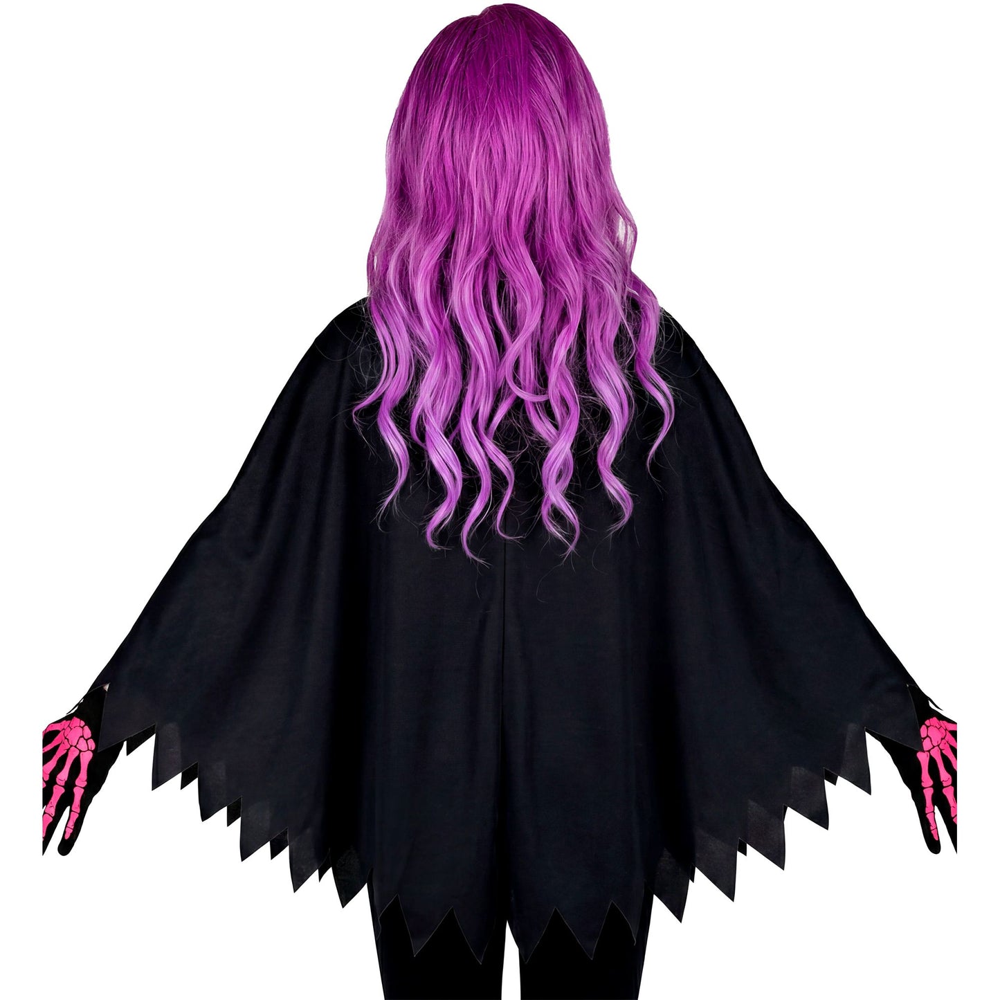 "BUNTES SKELETT" (Poncho) – Detailansicht