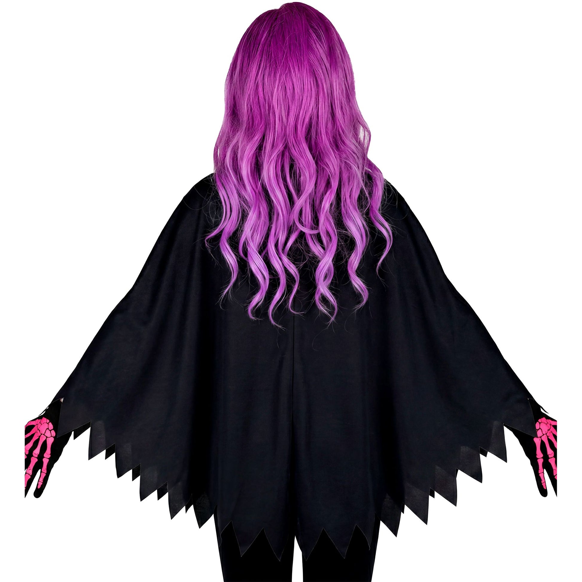 "BUNTES SKELETT" (Poncho) – Detailansicht