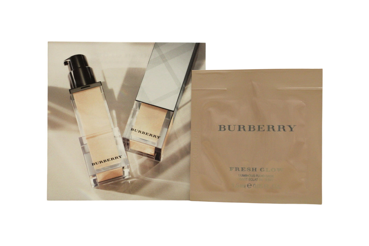 Burberry, Fresh Glow, Leichte Abdeckung, Flüssige Grundierung, 01, Nackte Strahlung, 1.5 ml *Muster