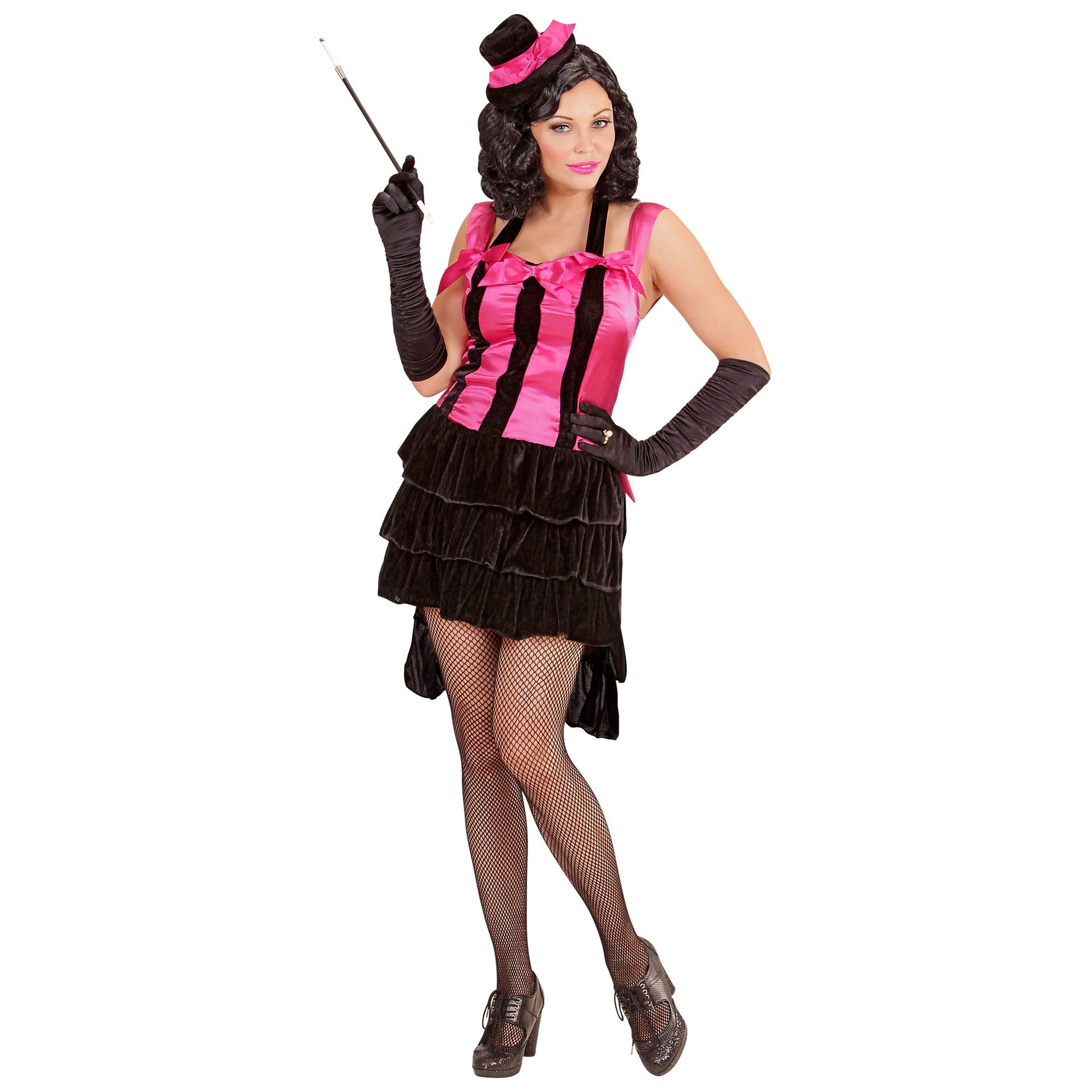 "BURLESQUE DIVA" (Kleid, Mini-Zylinderhut) – Detailansicht