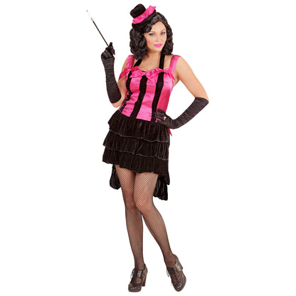 "BURLESQUE DIVA" (Kleid, Mini-Zylinderhut) – Detailansicht