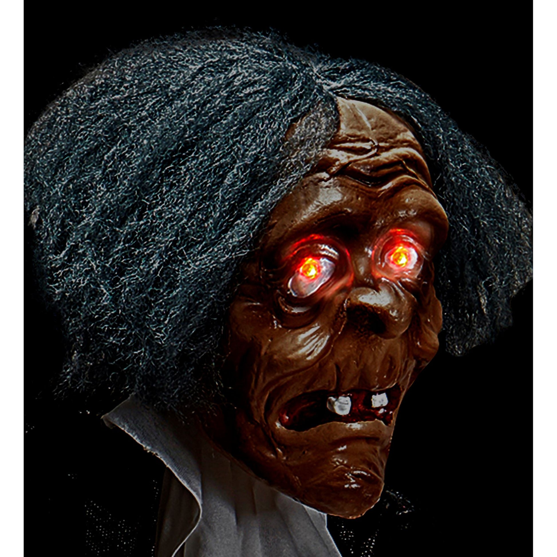 "BUTLER MIT TABLETT, ROTE WECHSELND BLINKENDE LED AUGEN" 120 cm – Ansicht 3