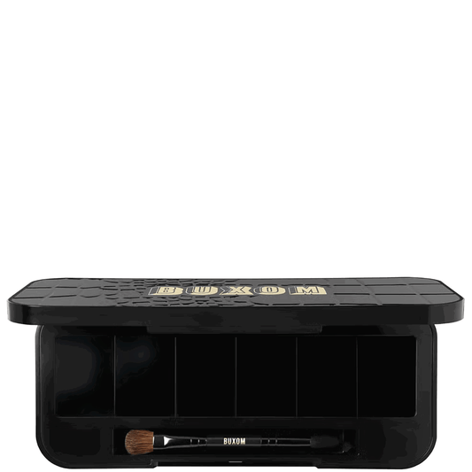 Buxom Buxom, Buxom, Leere Lidschattenpalette, Schwarz, Mit 6 Steckplätzen Regular
