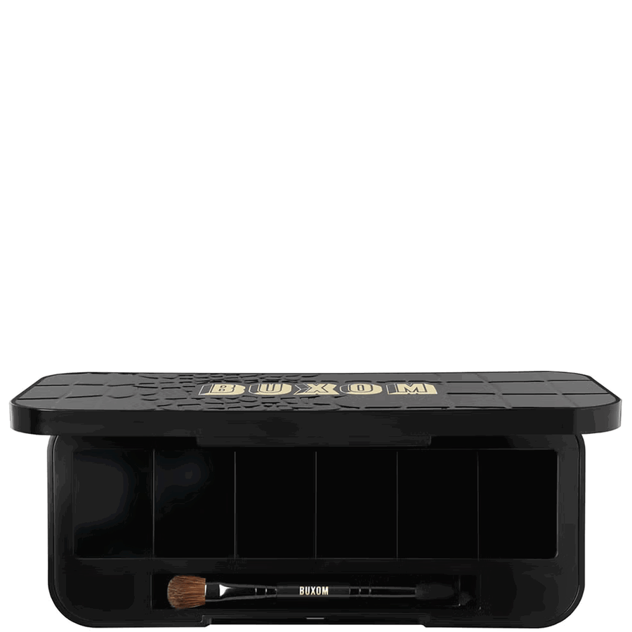 Buxom Buxom, Buxom, Leere Lidschattenpalette, Schwarz, Mit 6 Steckplätzen Regular