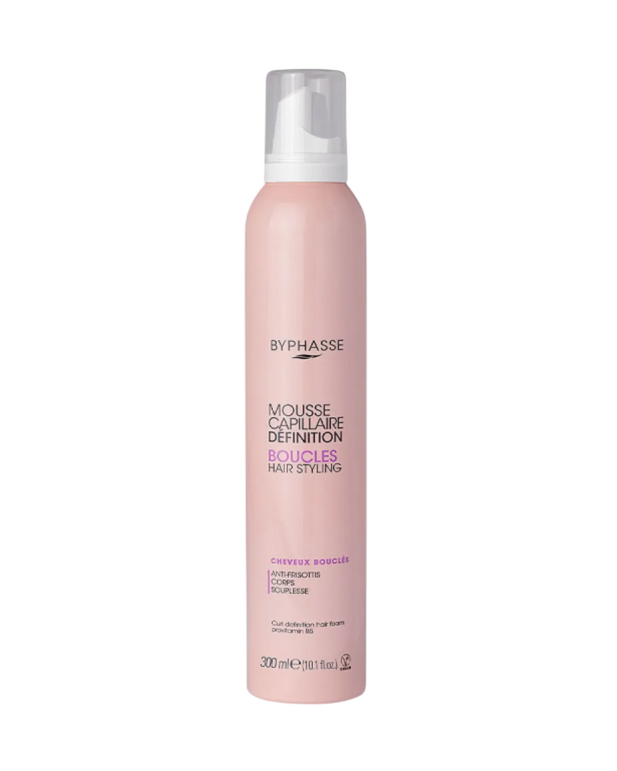 Byphasse, Active Curl, Haarstyling-Mousse, Zum Stylen, Fester Halt, 300 ml