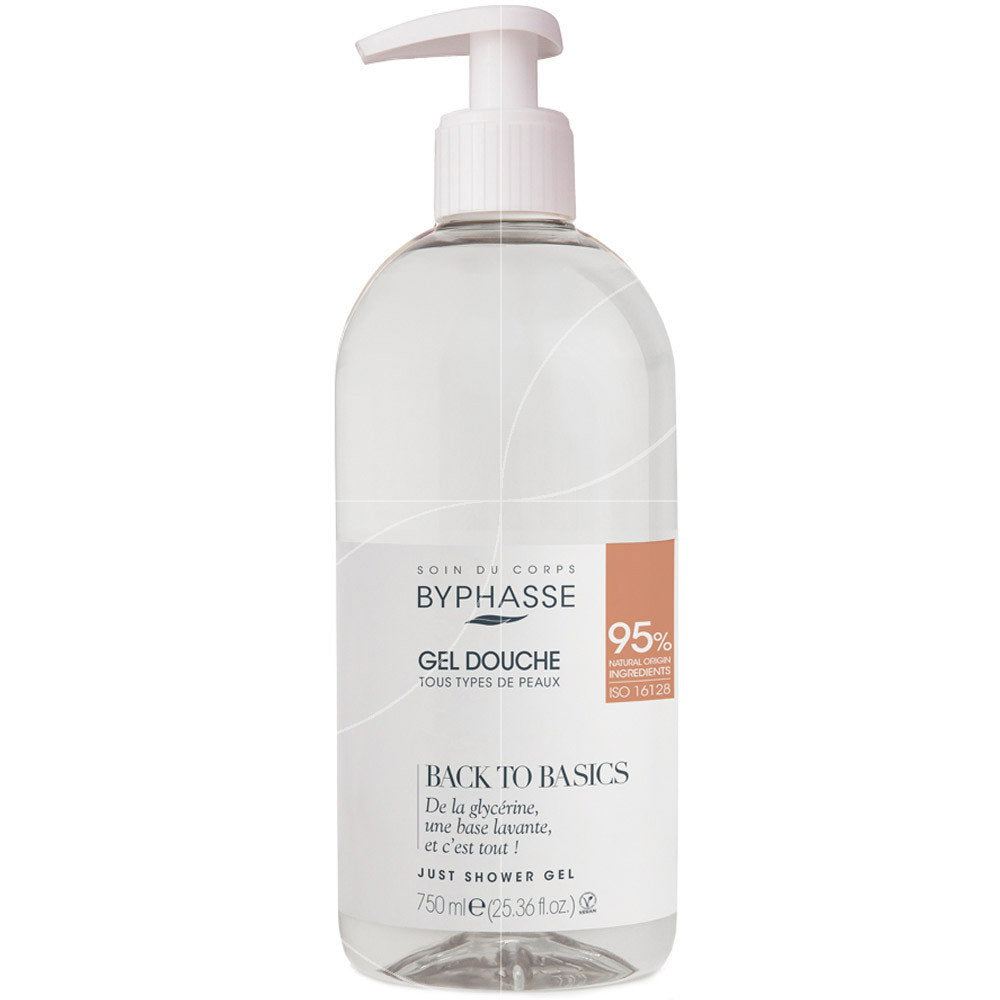 Byphasse, Back To Basics, Duschgel, Haut, Alle Hauttypen, 750 ml *Tester