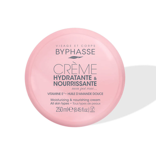 Byphasse Byphasse, Byphasse, Vitamin E, Feuchtigkeitsspendend, Sahne, Für Gesicht & Körper, 250 ml Regular