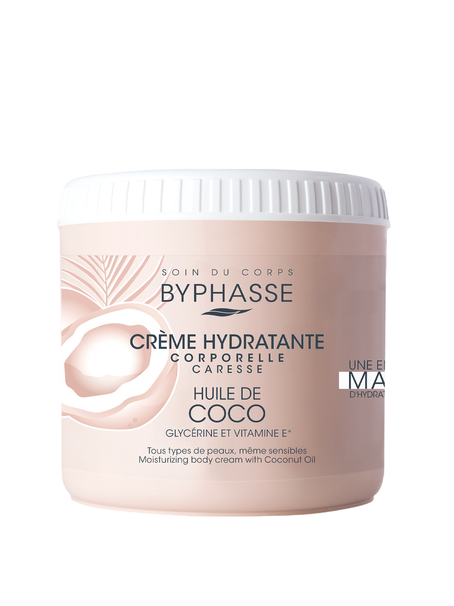 Byphasse, Coconut Oil, Feuchtigkeitsspendend, Körpercreme, 500 ml