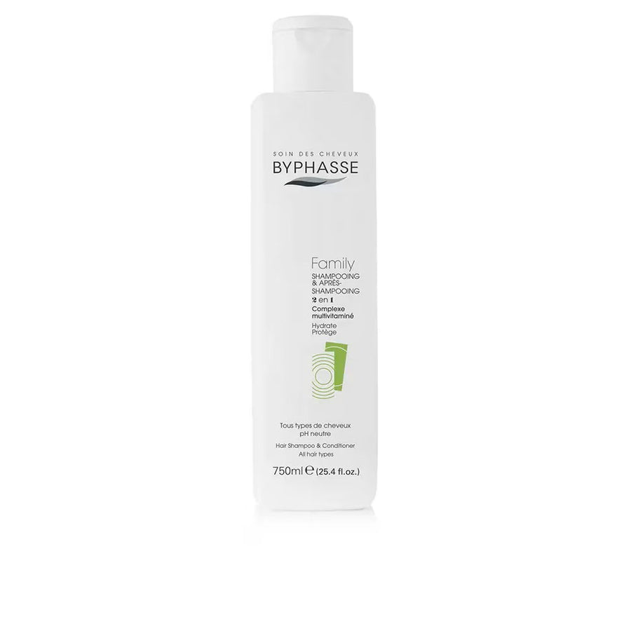 Byphasse, Family, Shampoo & Spülung 2-in-1, 750 ml