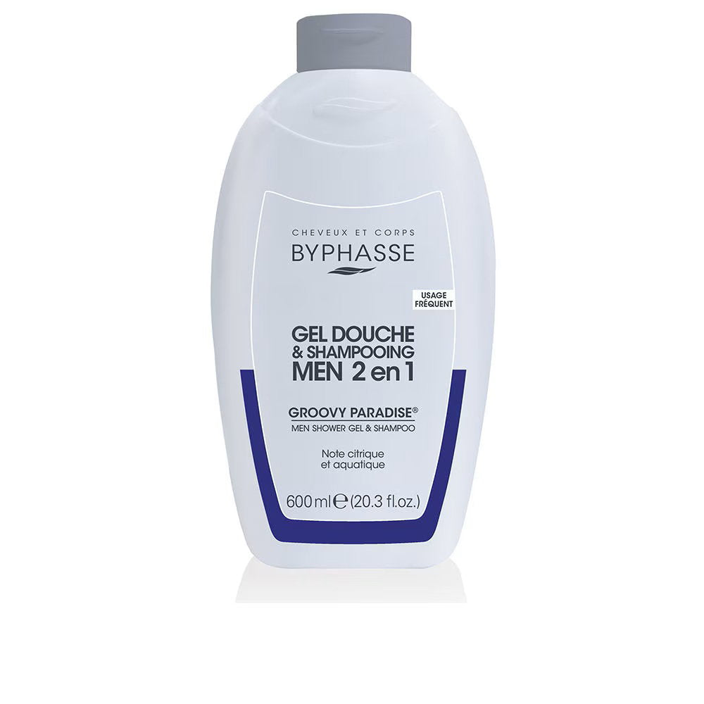 Byphasse Byphasse, Groovy Paradise, Duschgel & Shampoo 2-in-1, 600 ml Regular